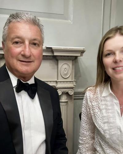 Alexandre Tissot Demidoff with Svetlana Cameron