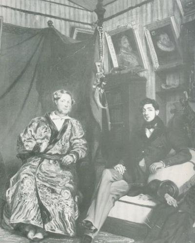 Count Charles de Mornay and Anatole Demidoff by Delacroix 1833